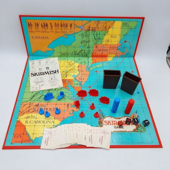 American Heritage Skirmish Board Game Milton Bradley Revolutionary War Game - Picture 1 of 12